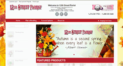 Desktop Screenshot of 12thstflorist.net